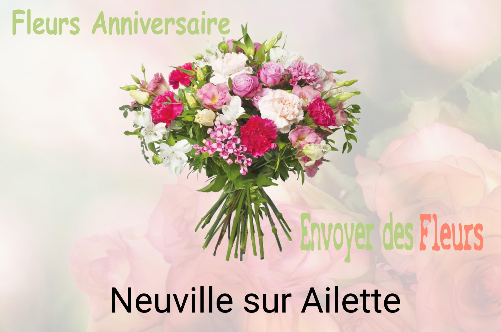 Bouquet de fleurs d’anniversaire livré à Neuville-sur-Ailette