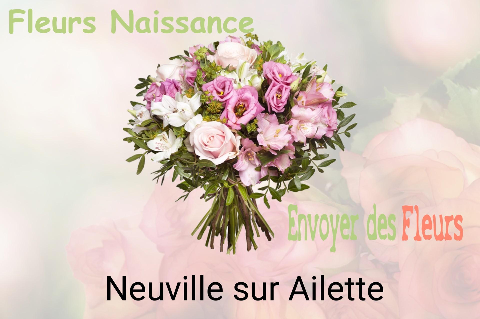 Bouquet de fleurs de naissance livré à Neuville-sur-Ailette